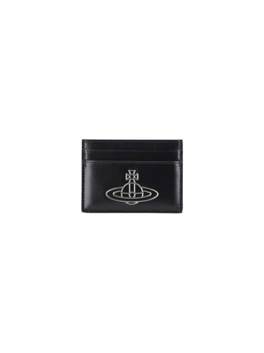 Vivienne Westwood Logo Card Holder – Black