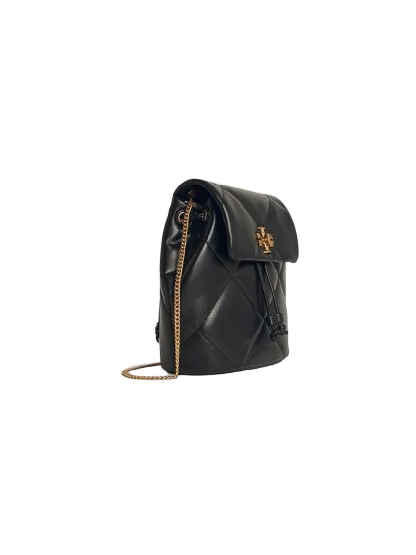 Tory Burch Quilted Black Cowhide Leather Shoulder Bag
