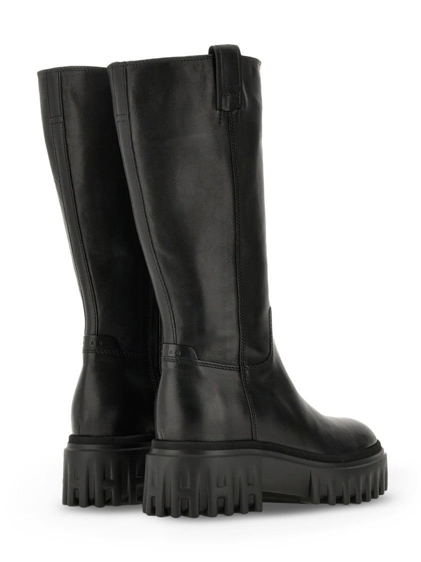 Hogan Mid-Calf Leather Boots