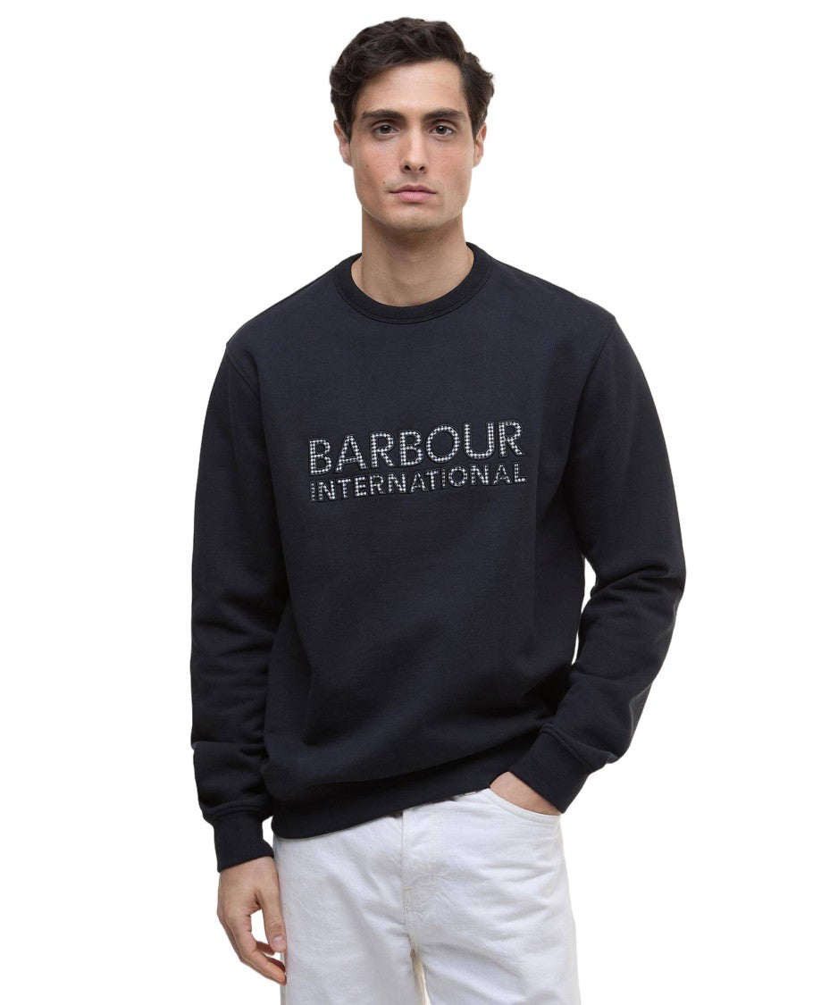 Barbour Bertie Blckstrak Logo Sweatshirt With Iconic Detailing