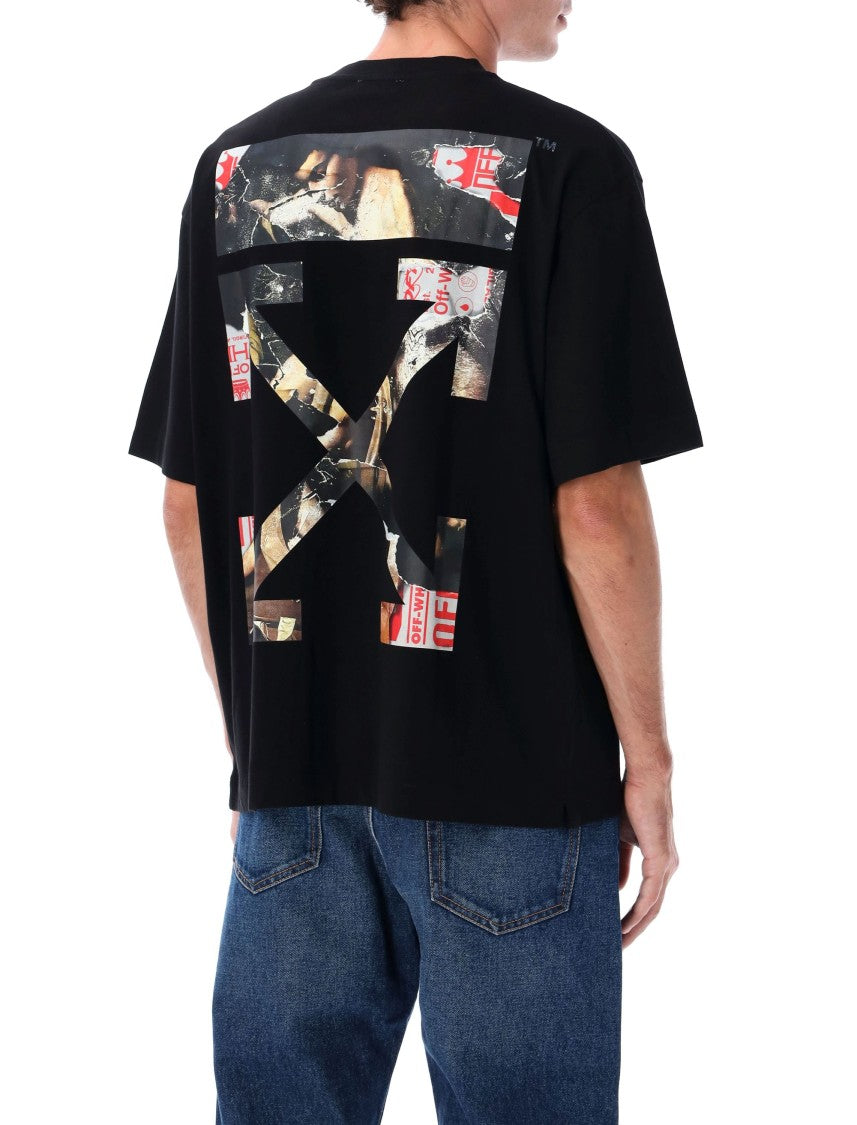Off-White Paint Arrow Cotton T-Shirt
