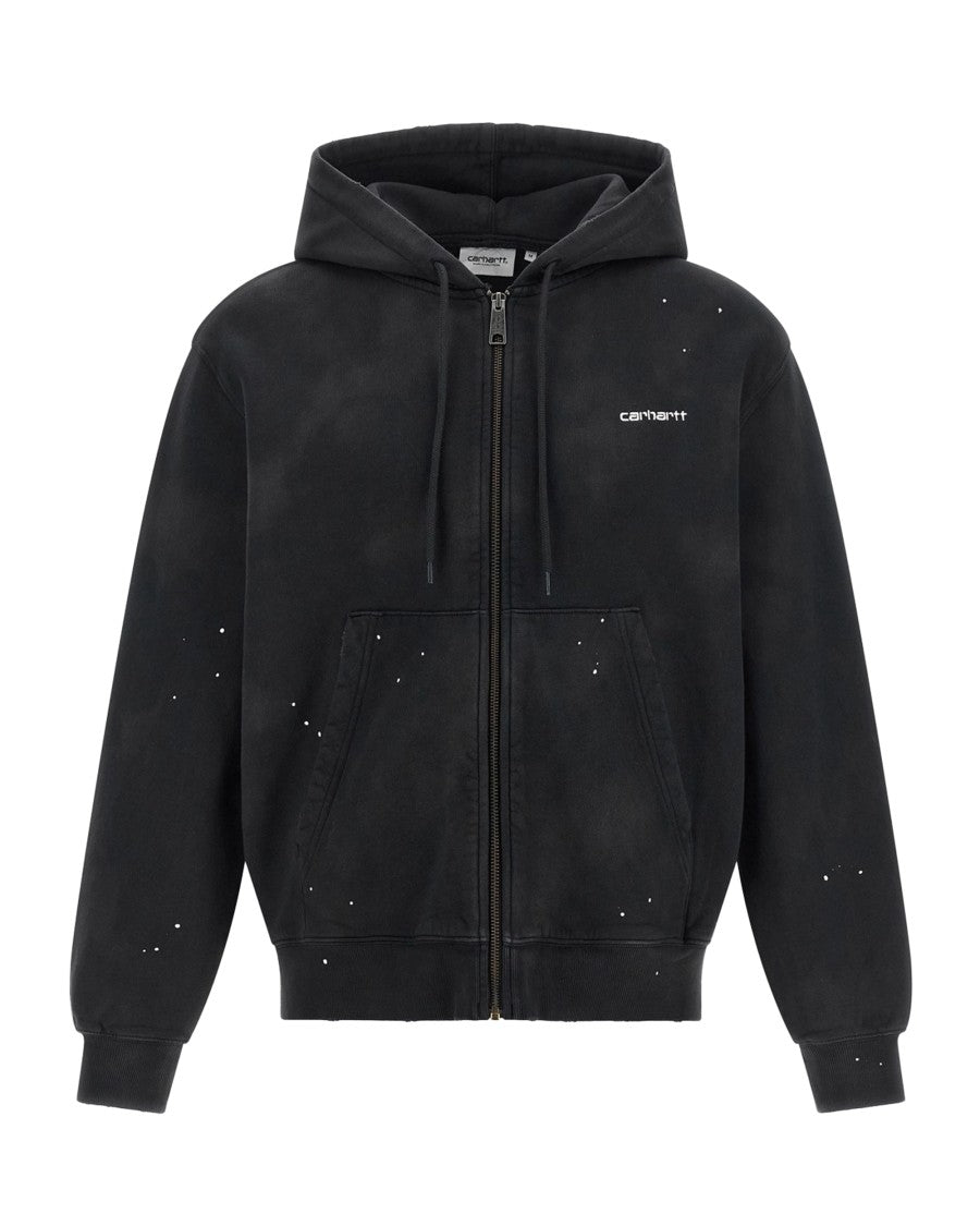 Carhartt Wip Black Hooded Painter Cotton Hoodie