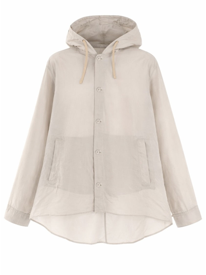 Our Legacy Black Rover Shirt Hooded Cupro Jacket