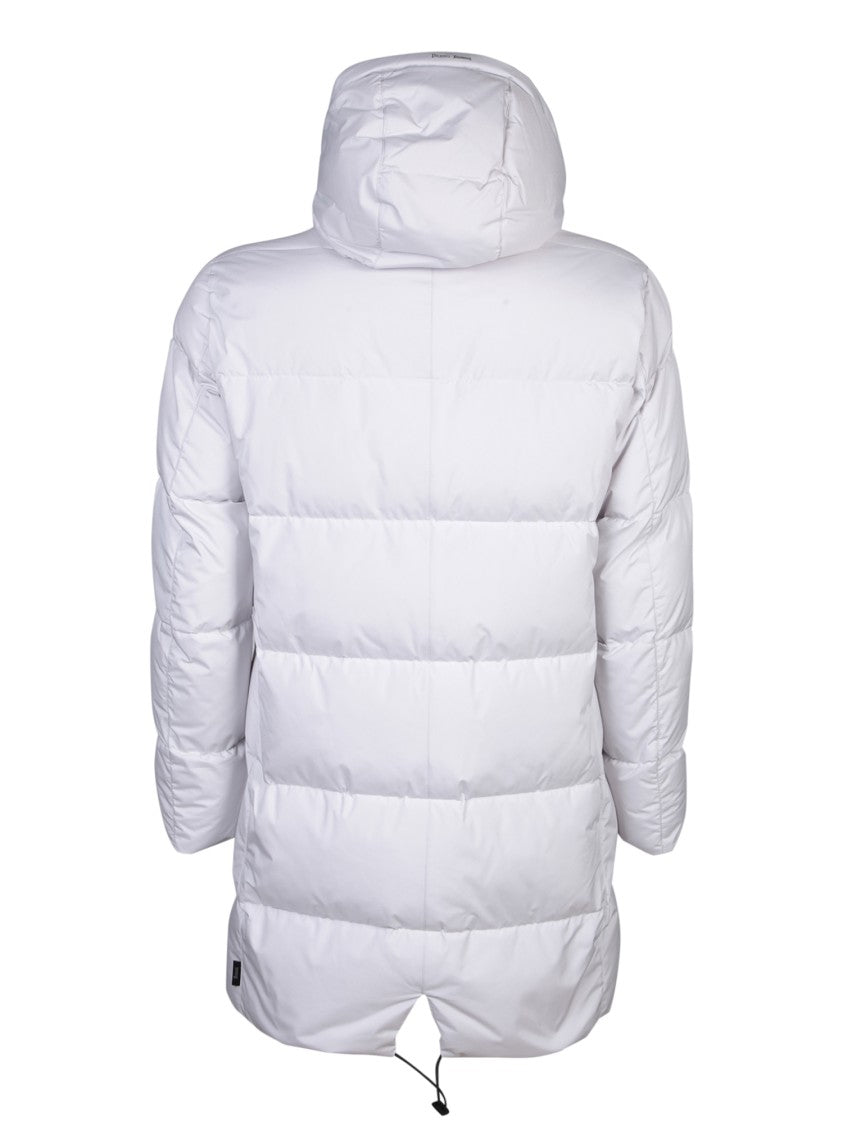 Herno Laminar White Three-Quarter Coats