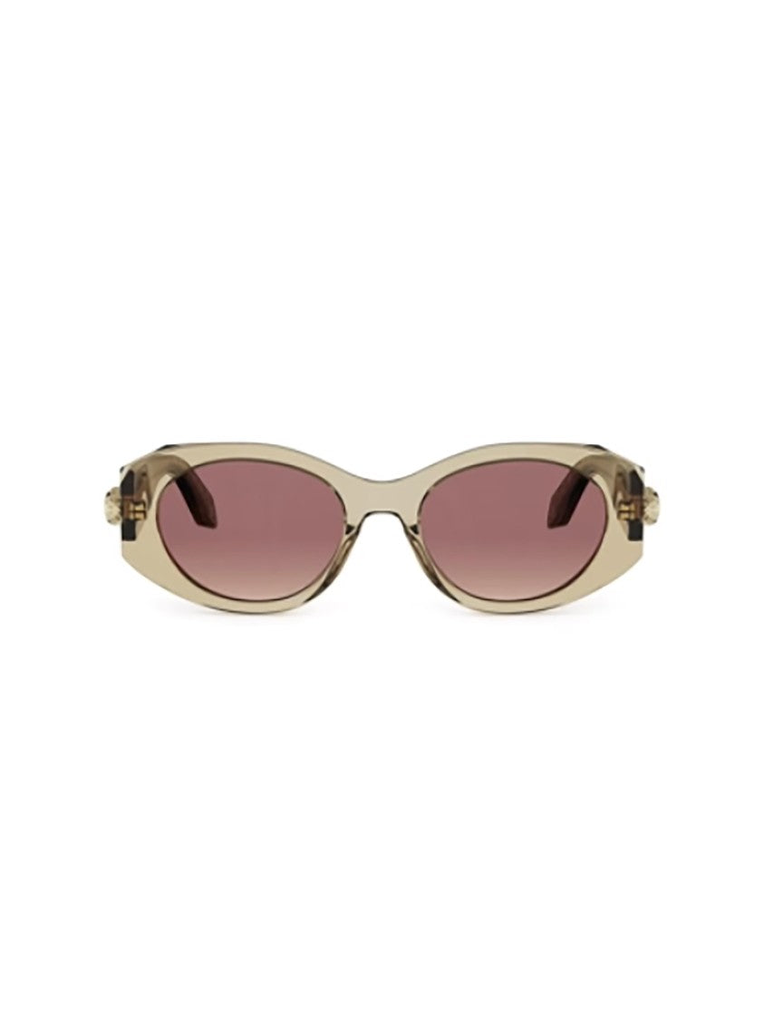 Bulgari Black Bv40007i Elongated Oval Sunglasses