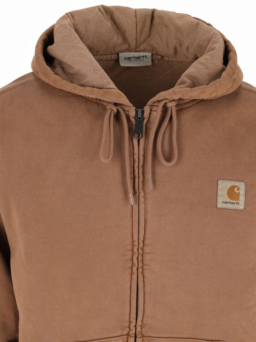 Carhartt Wip Brown Vista Padded Cotton Jacket