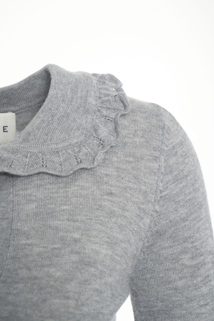 Munthe Livo' Ruffle Collar Sweater