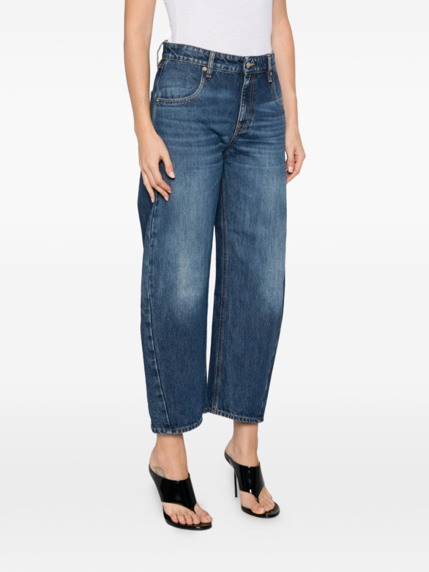 Cycle Aida Cropped Wide-Leg Vintage Jeans