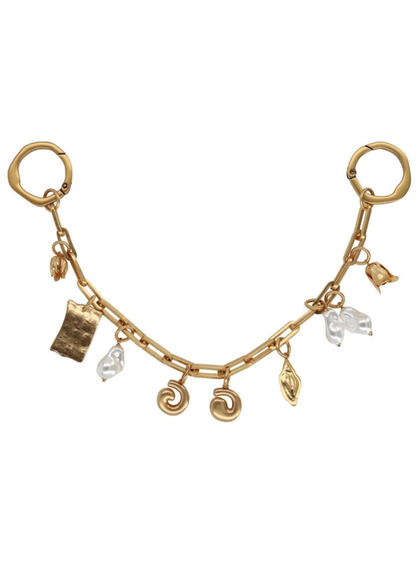 Cult Gaia Gold Keyring Chain Plated Charm