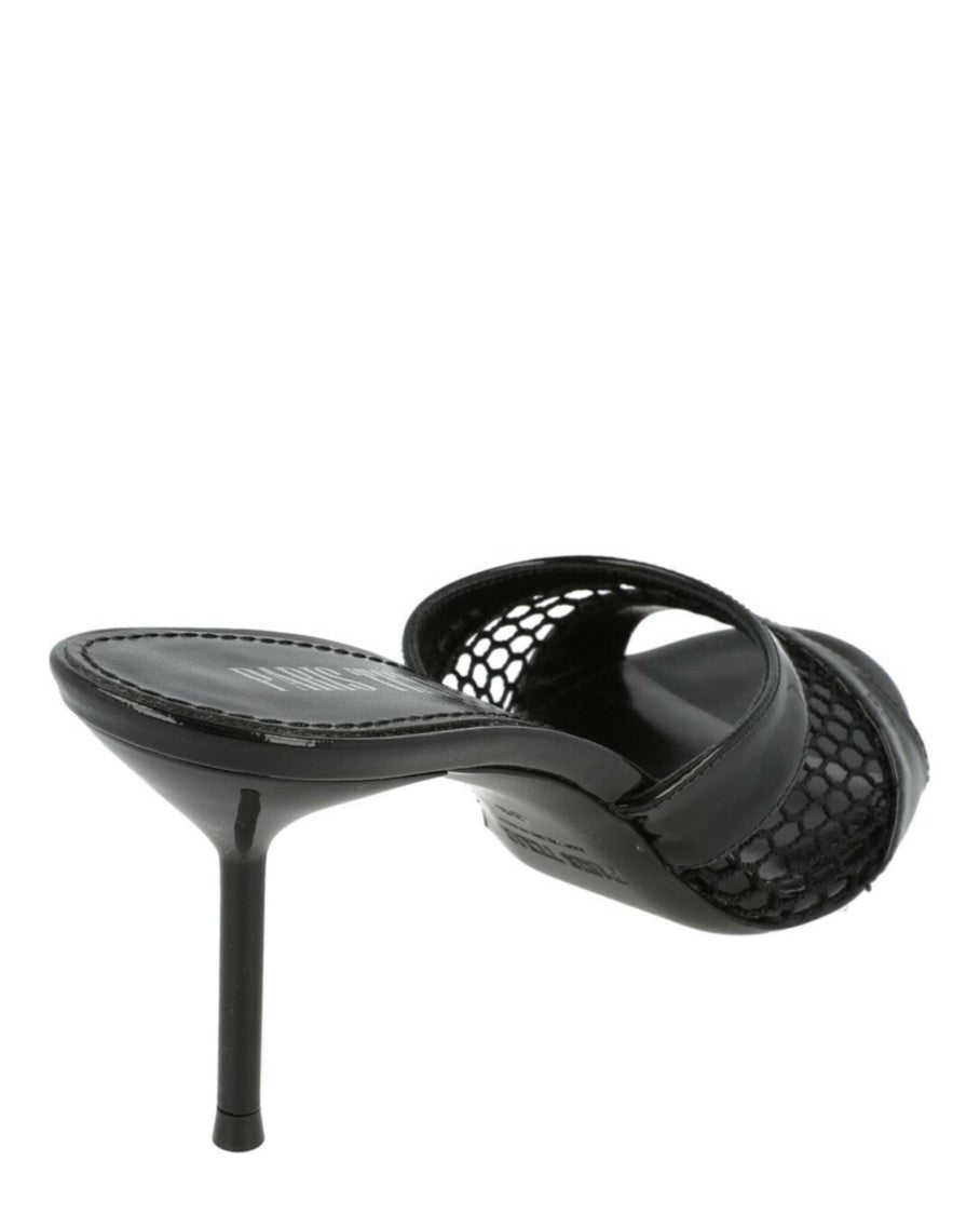 Paris Texas Lidia Patent Leather And Mesh Mules