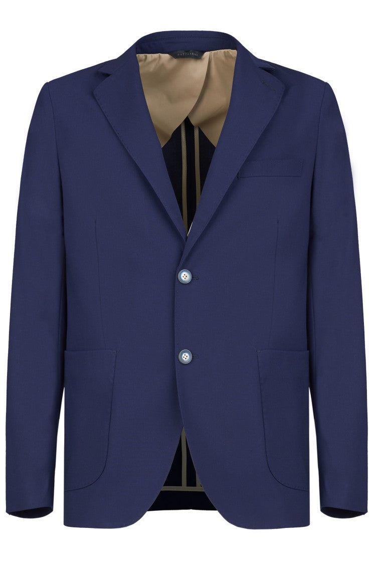 Gazzarrini X Michele Franzese Tailored Single-Breasted Blazer In Wool-Viscose Blend
