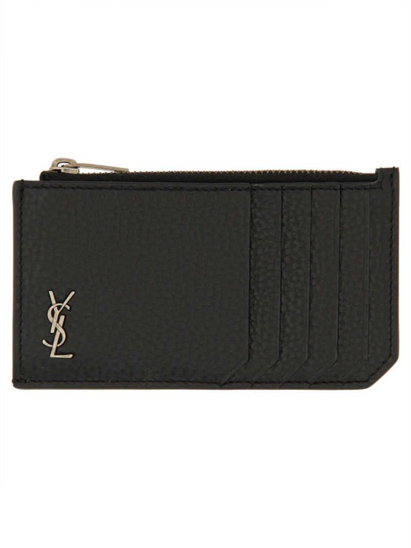 Saint Laurent Cassandre Fragments Card Holder