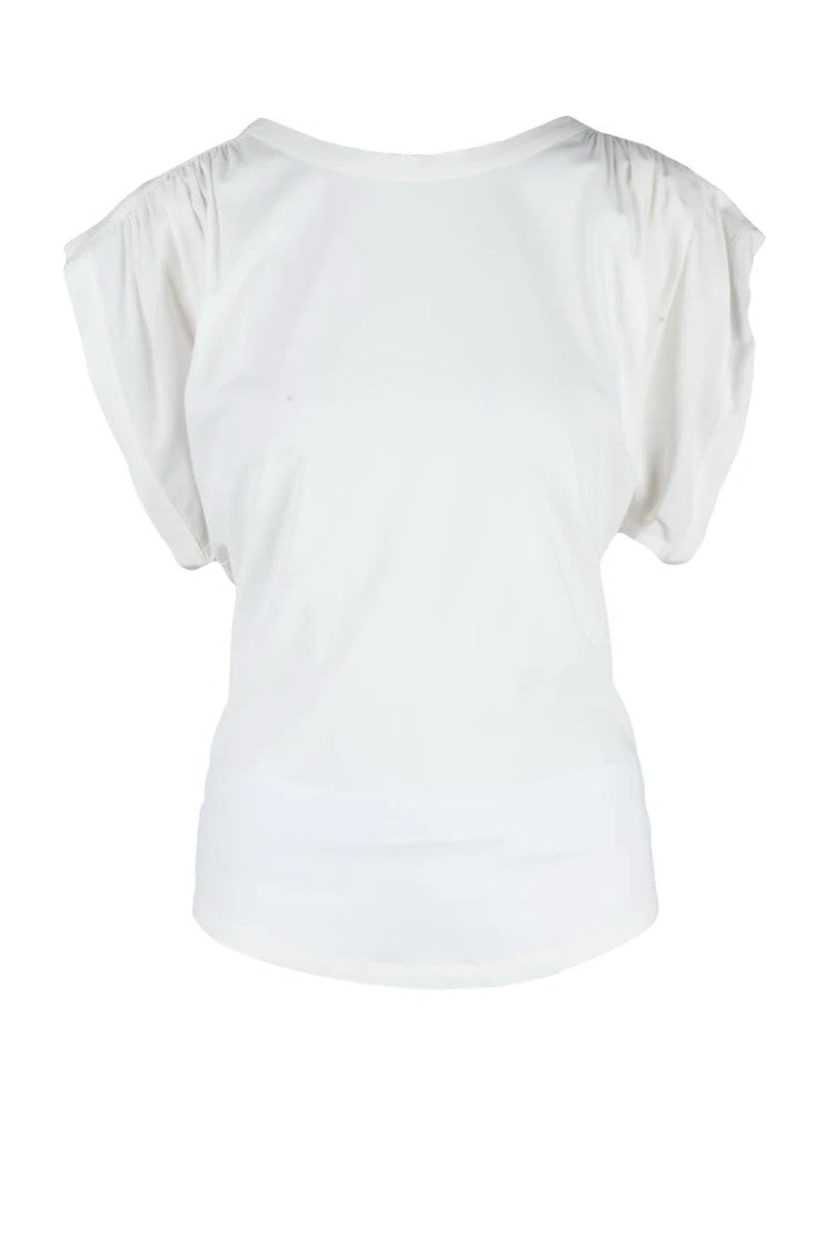 Jucca Viscose Stretch Top - White