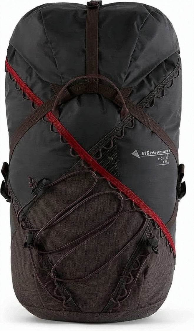 Klattermusen Structured Black Polyamide Backpack With Padded Support
