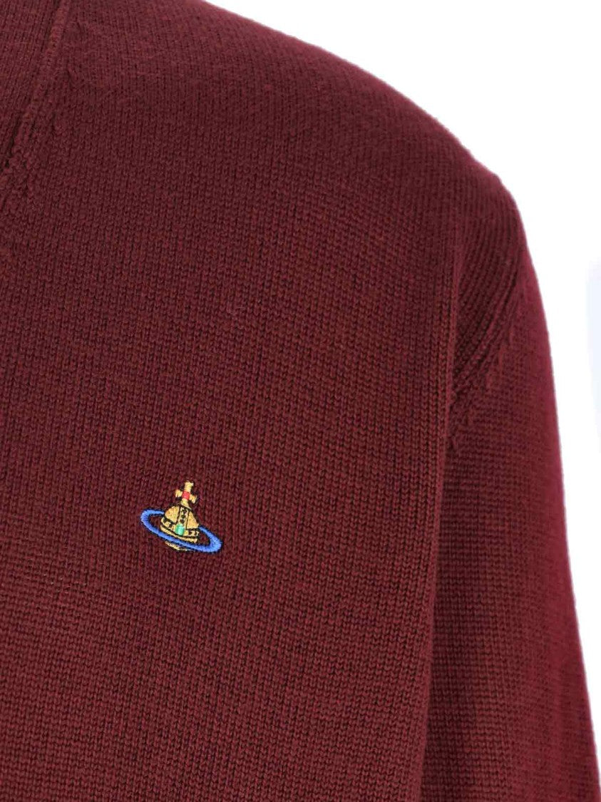 Vivienne Westwood Orb Cardigan – Bordeaux