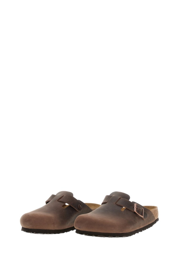 Birkenstock Adjustable Cork And Leather Sandals