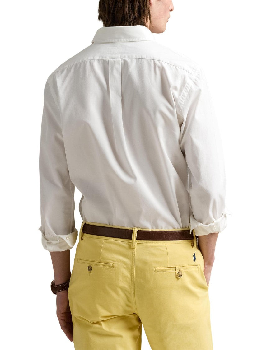Polo Ralph Lauren Classic Fit White Cotton Shirt