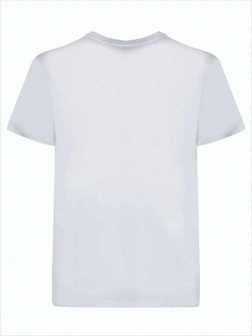 Moncler Short-Sleeve Cotton T-Shirt With Embroidered Patch