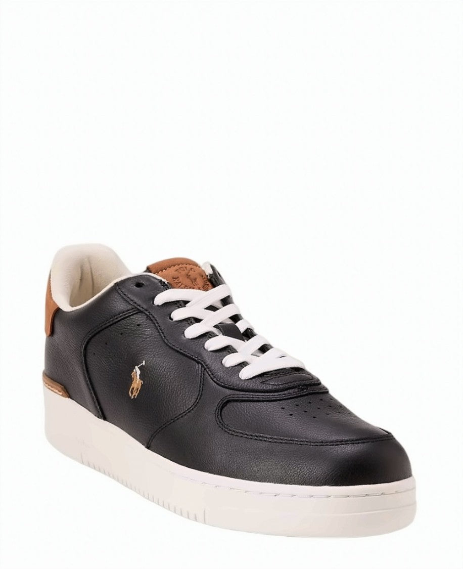 Polo Ralph Lauren White Navy Masters Low Top Sneakers
