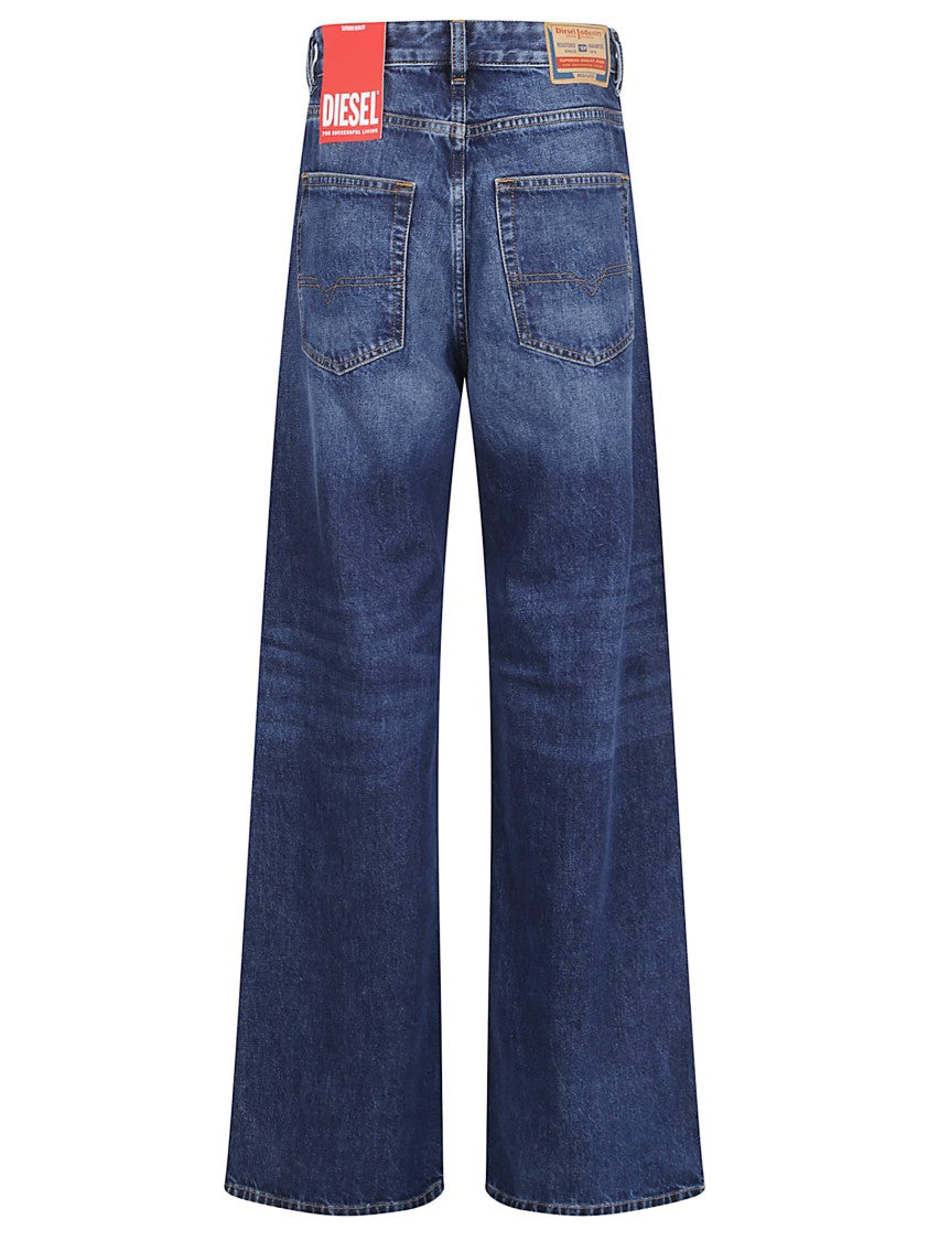 Diesel High-Waist Wide-Leg Jeans