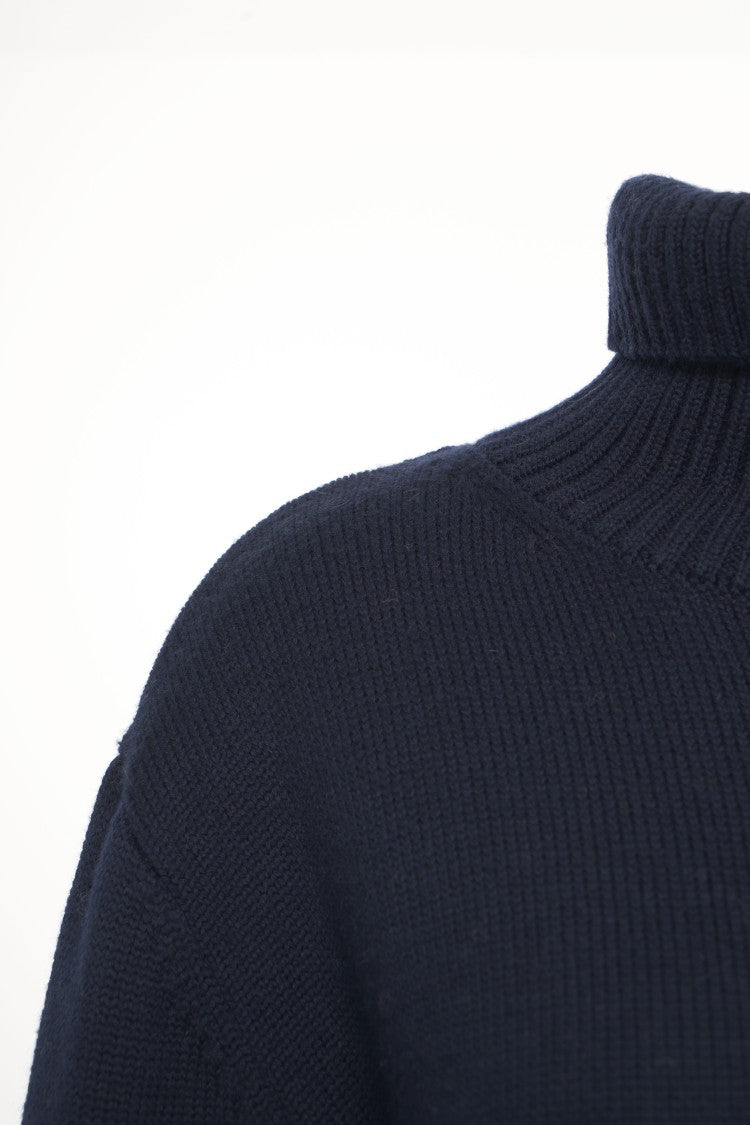 Add Turtleneck Sweater In Soft Merino Wool