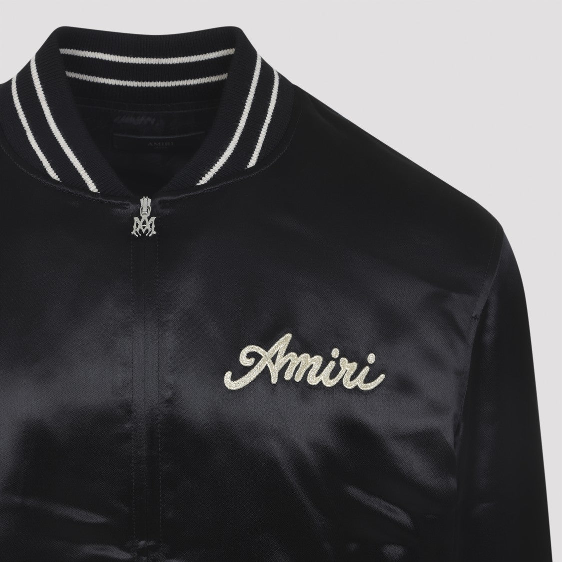 Amiri Club Bomber Black Viscose Jacket