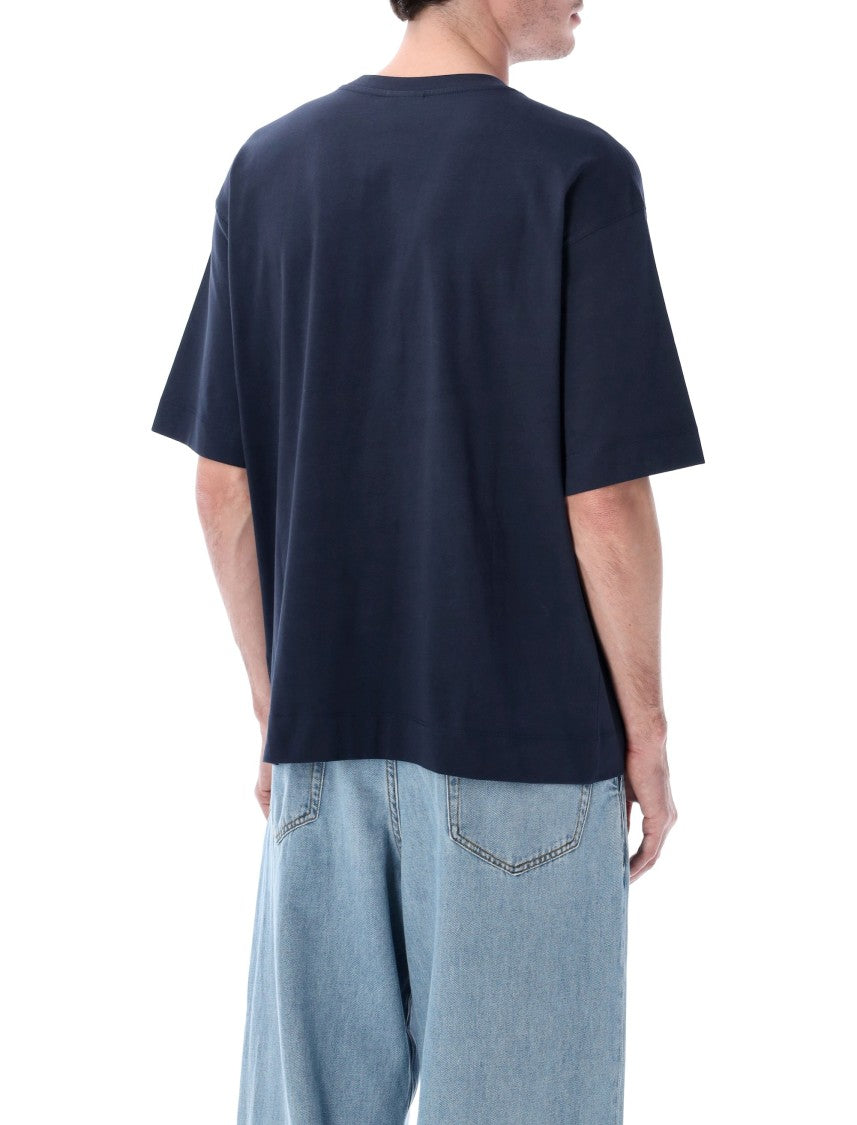 Dries Van Noten Relaxed Fit Crew Neck T-Shirt With Chest Pocket