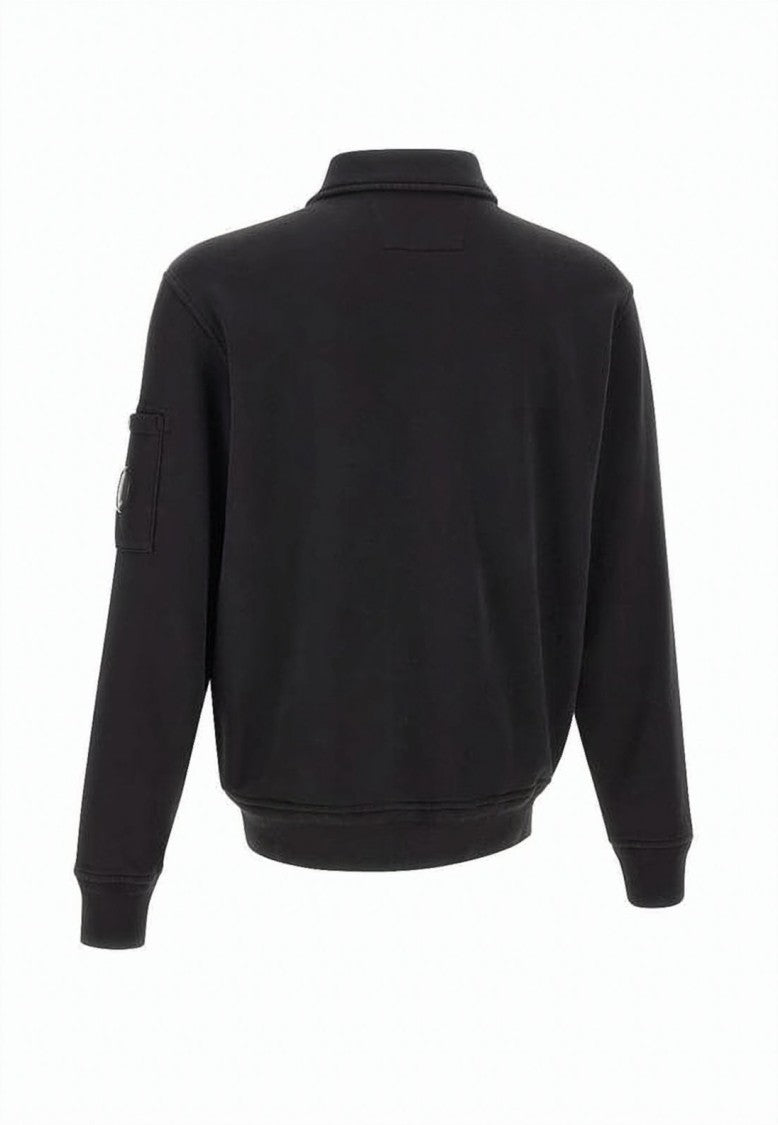 C.P. Company Black Jacket With Front Zipper