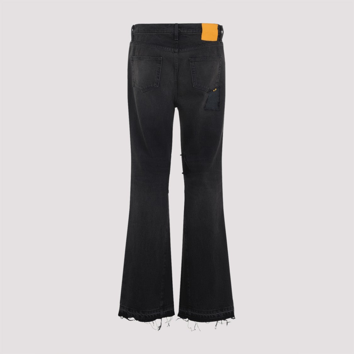Gallery Dept. Distressed Black Jeans With Flared Leg
