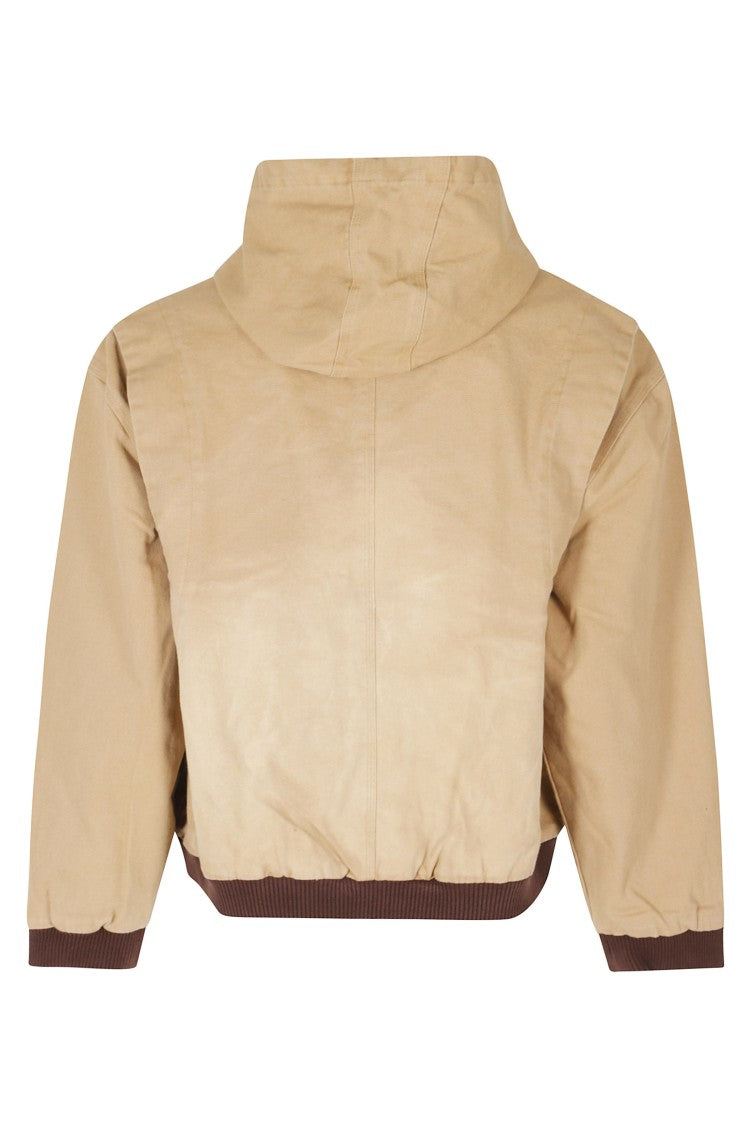 Found Sand Faded Canvas Work Hoodie