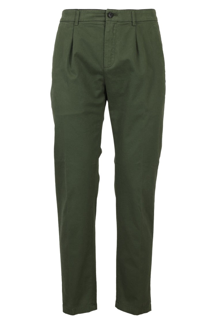 Department 5 Military Green Chinos With Front Pleats