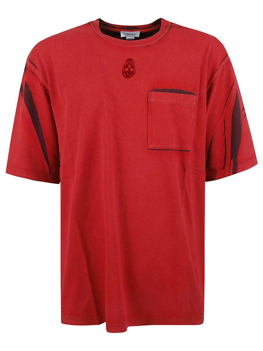 Alexander Mcqueen Oversized T-Shirt With Graphic Design