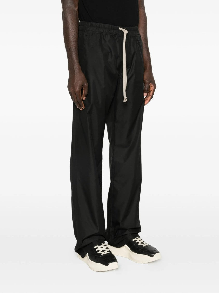 Moncler X Rick Owens Black Wide-Leg Drawstring Pants