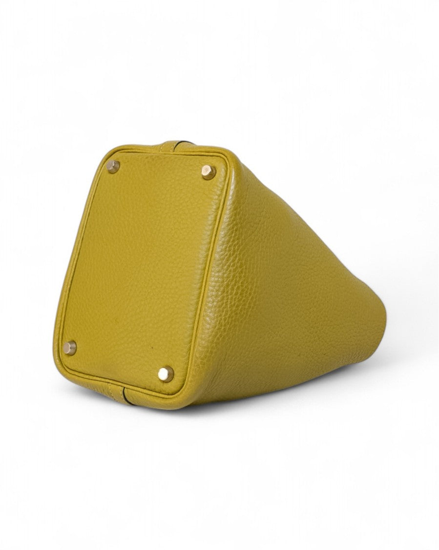Hermès Picotin 18 Clemence Vert Anis