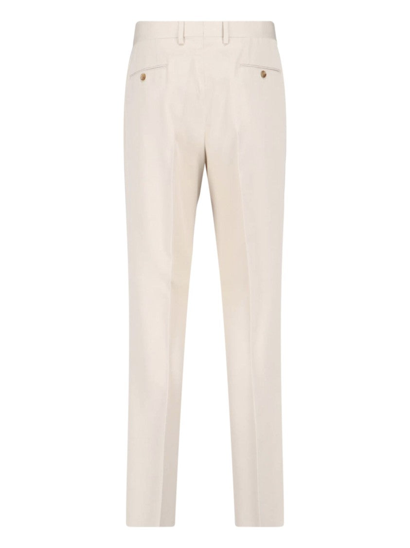 Lardini Tailored Trousers Beige