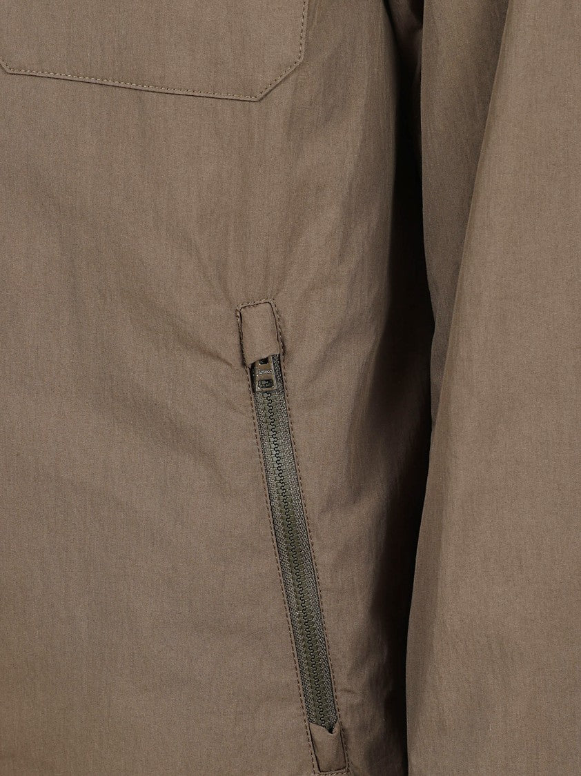 Herno Parachute Canvas Shirt Jacket With Padded Wadding