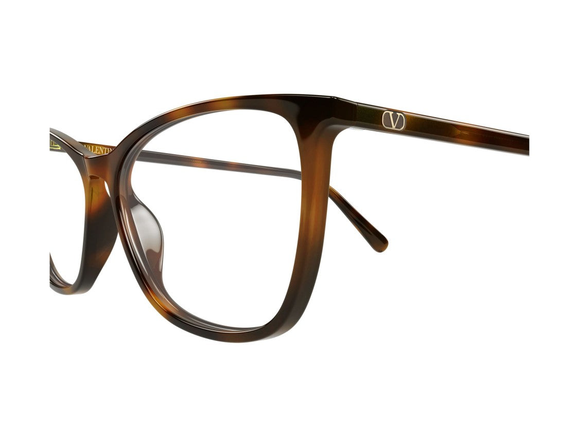 Valentino Vg0024o Glossy Tortoiseshell Square Eyeglasses