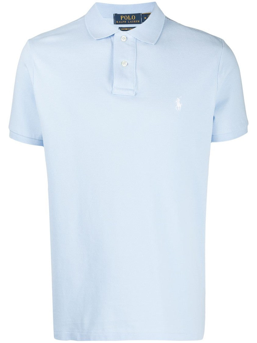 Polo Ralph Lauren Light Blue Cotton Polo Shirt
