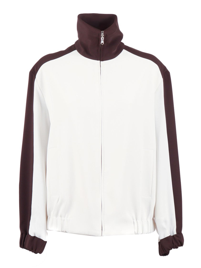P.A.R.O.S.H. Color Blocked High Collar Jacket