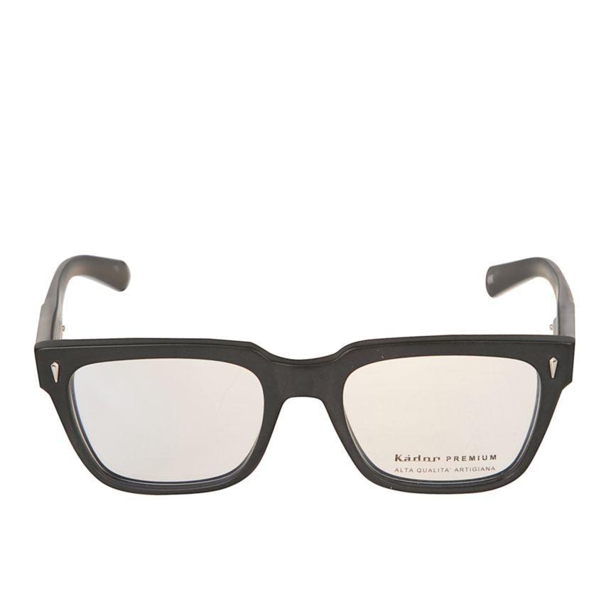Kador Premium 13-53 Bold Rectangular Frame Eyeglasses With Translucent Temples