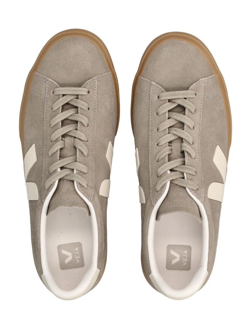 Veja Campo Suede Taupe Pierre Natural Sneakers