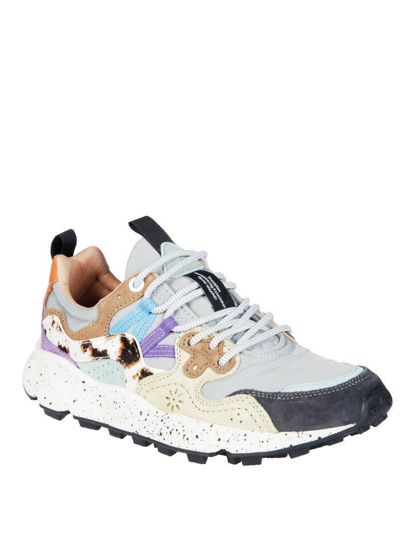 Flower Mountain Yamano 3 Pastel Multi-Material Rugged Outsole Sneakers
