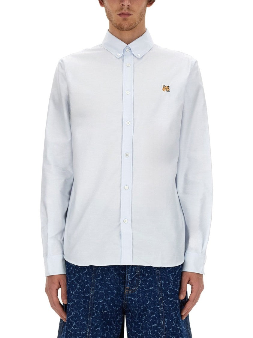 Maison Kitsuné Tailored Long-Sleeve Cotton Shirt
