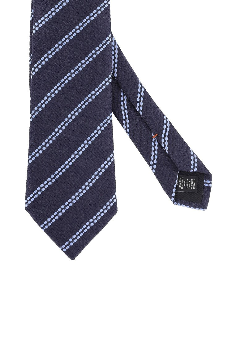Zegna Regimental Pure Silk Tie