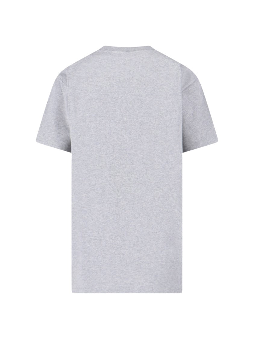 Vivienne Westwood Grey Cotton T-Shirt With Round Neckline