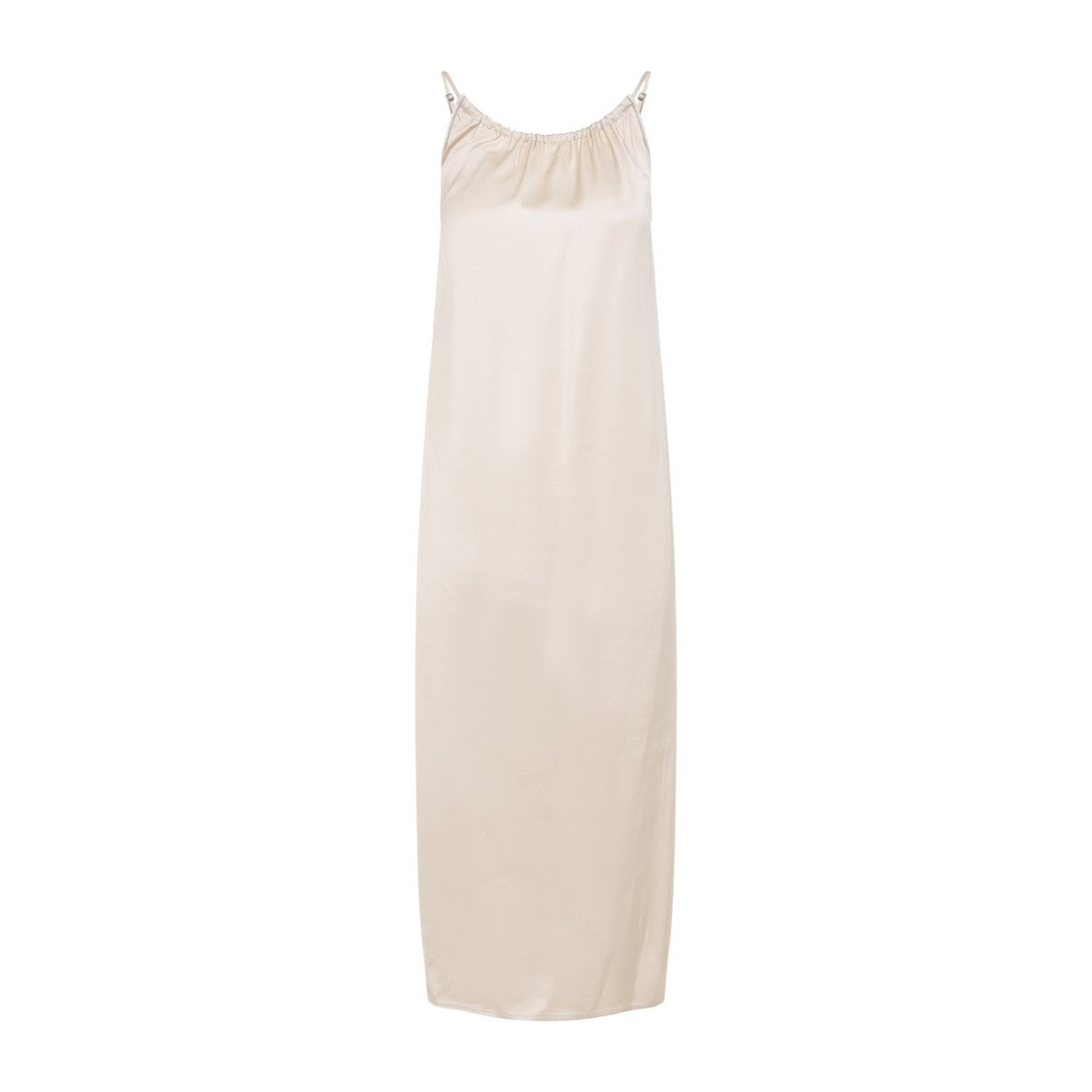 Peserico Beige Viscose Long Dress