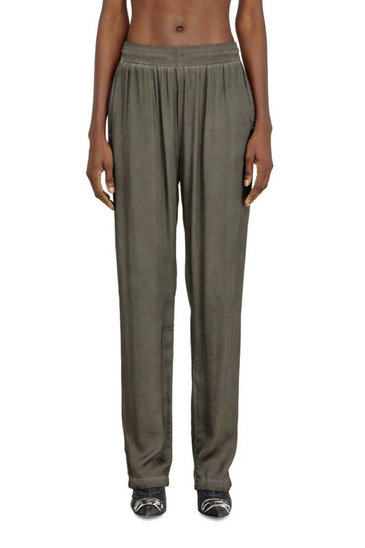 Diesel Multicolor Cotton-Blend Straight-Leg Pants