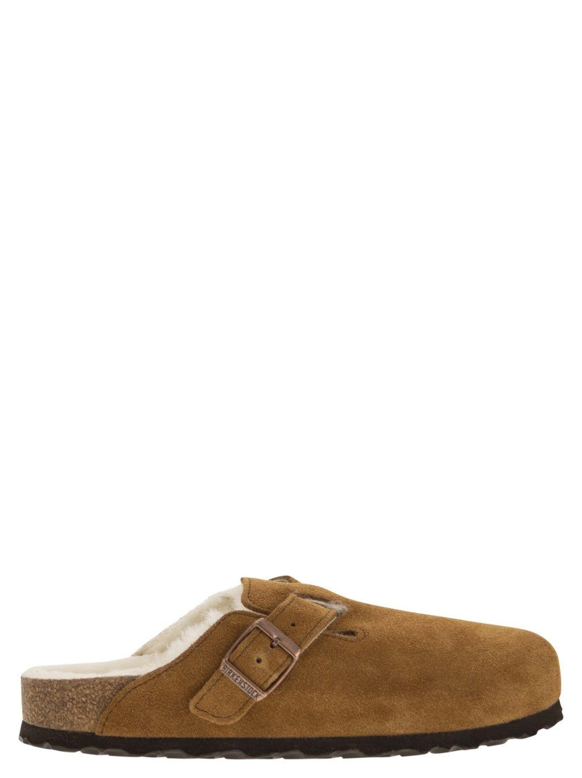 Birkenstock Boston - Sabot With Fur Lining