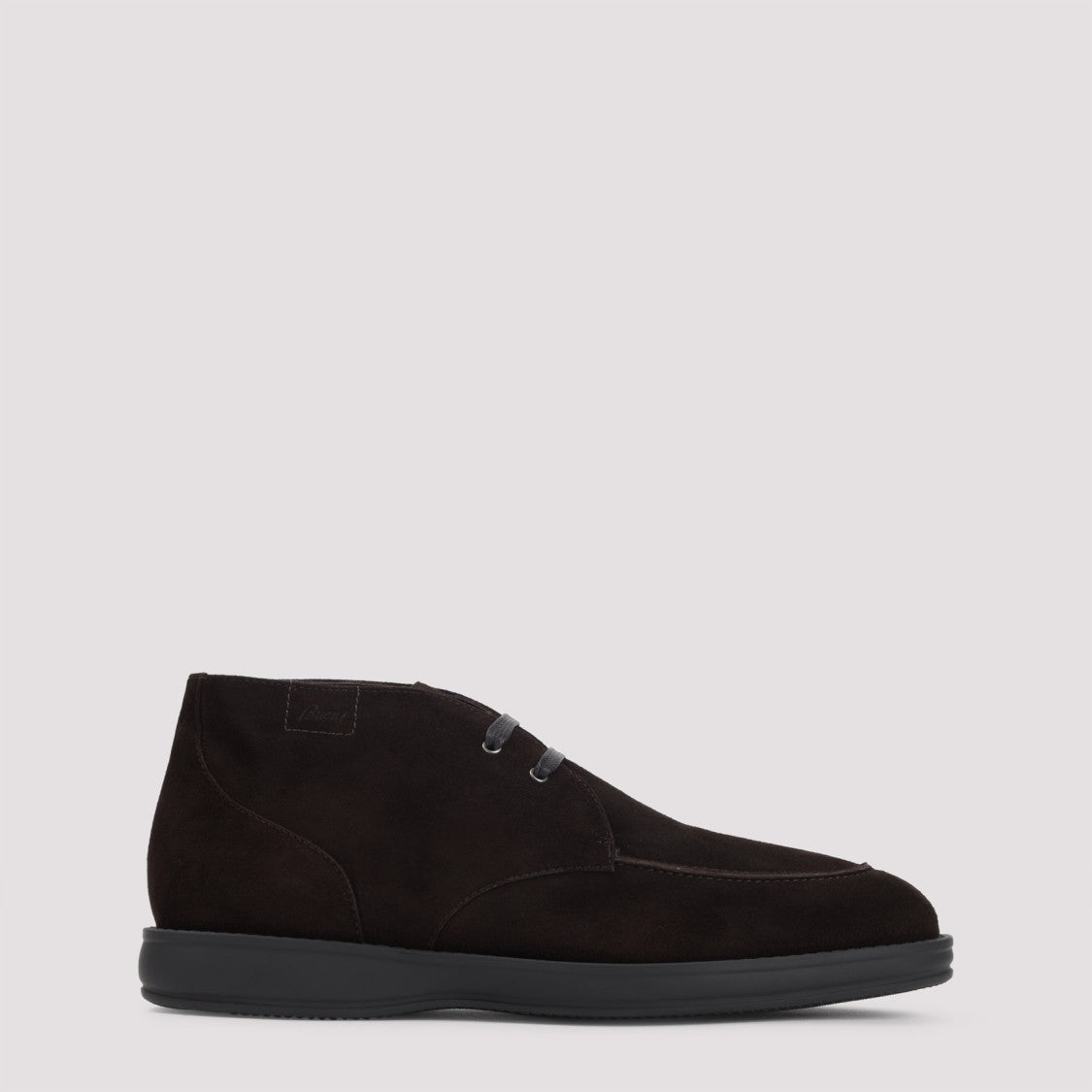 Brioni Low-Cut Suede Shoes With Design