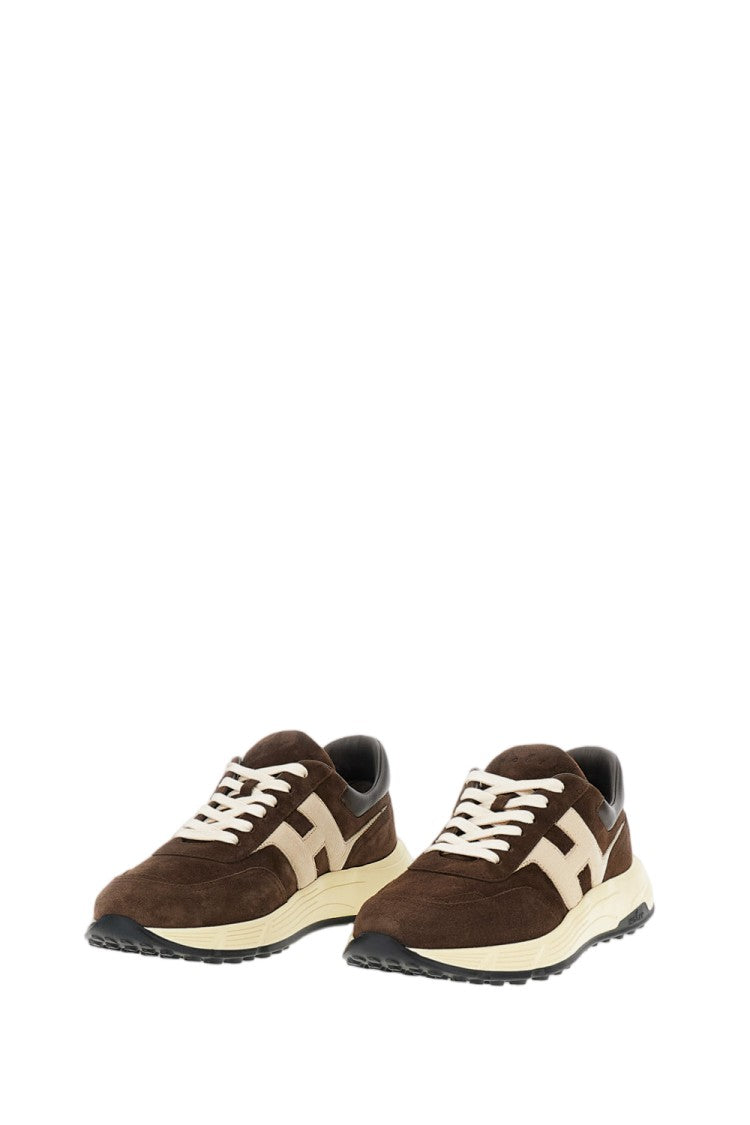 Hogan Red Hyperlight Allacciato H Nubuck Sneakers